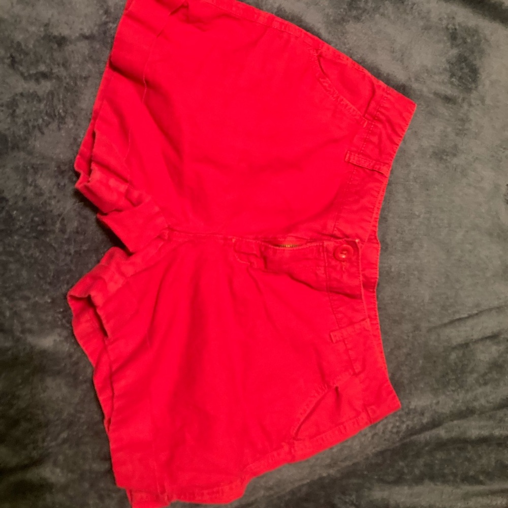 Red shorts